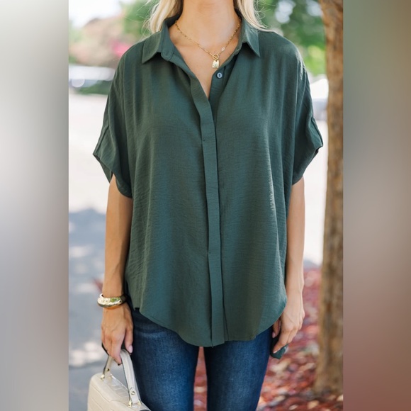 Button Down Blouse - Picture 4 of 8